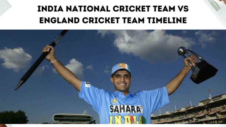 India National Cricket Team vs England Cricket Team Timeline